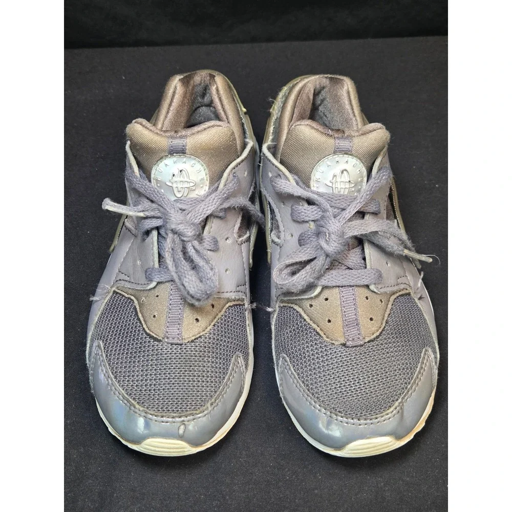 Nike Air Huarache‎ Run Kids Shoes Grey Iridescent 704950-013 Size 13C